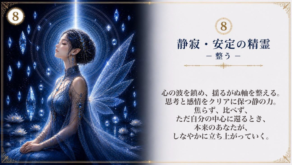 静寂・安定の精霊 ― 静けさを保つ